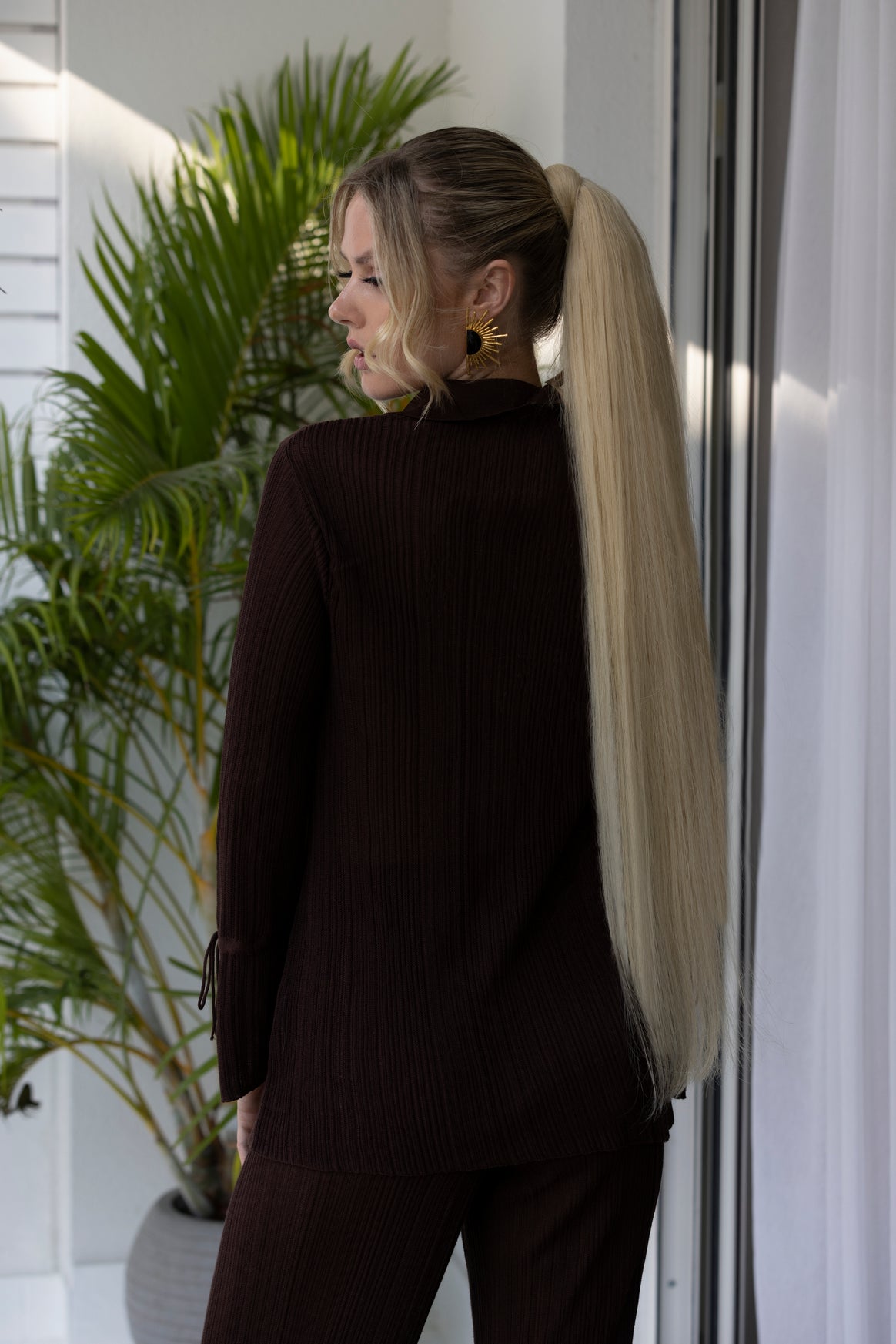Ash Blonde - Ponytail Hair Extension - Youmi Beauty