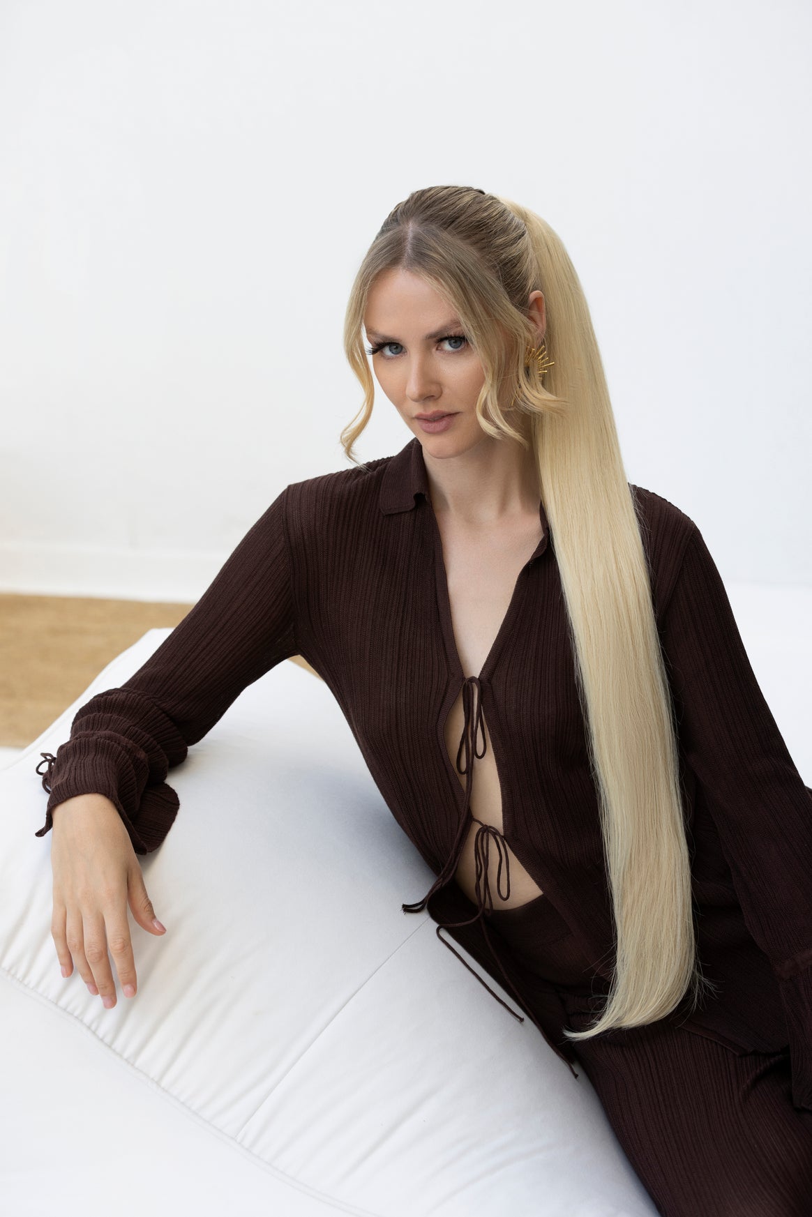 Ash Blonde - Ponytail Hair Extension - Youmi Beauty