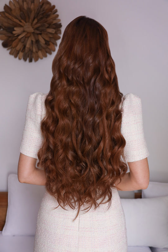 Walnut Honey - Clip In Hair Extension Hover Image