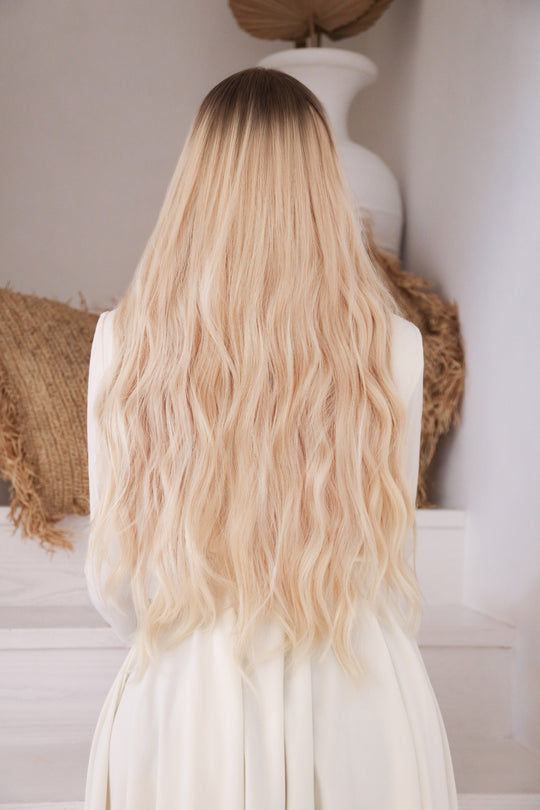 Sunflower Blonde - Clip In Hair Extension Hover Image