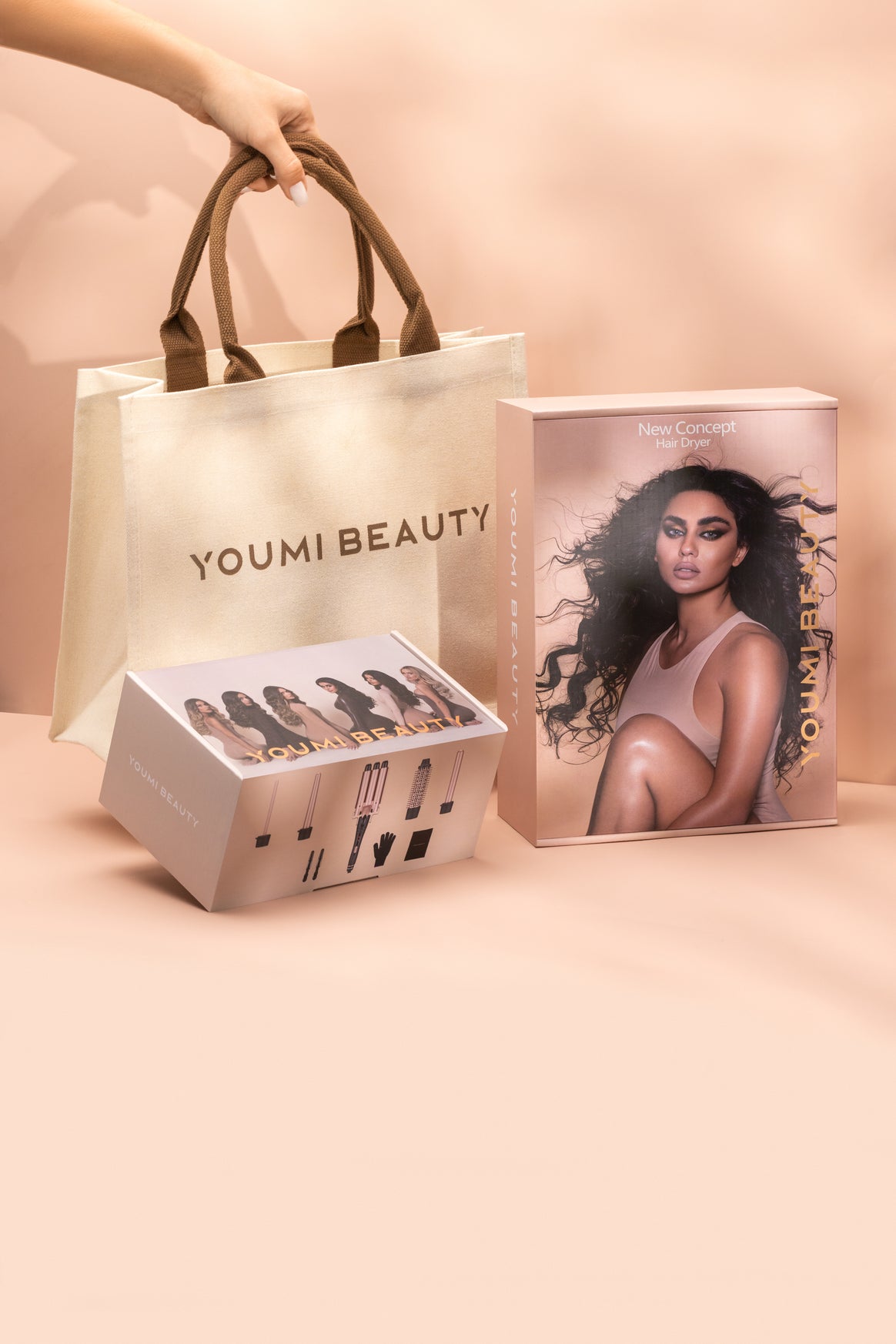 Youmi Beauty Hair Dryer 1300W, UAE Qatar KSA Kuwait Oman Bahrain Dubai Abu Dhabi