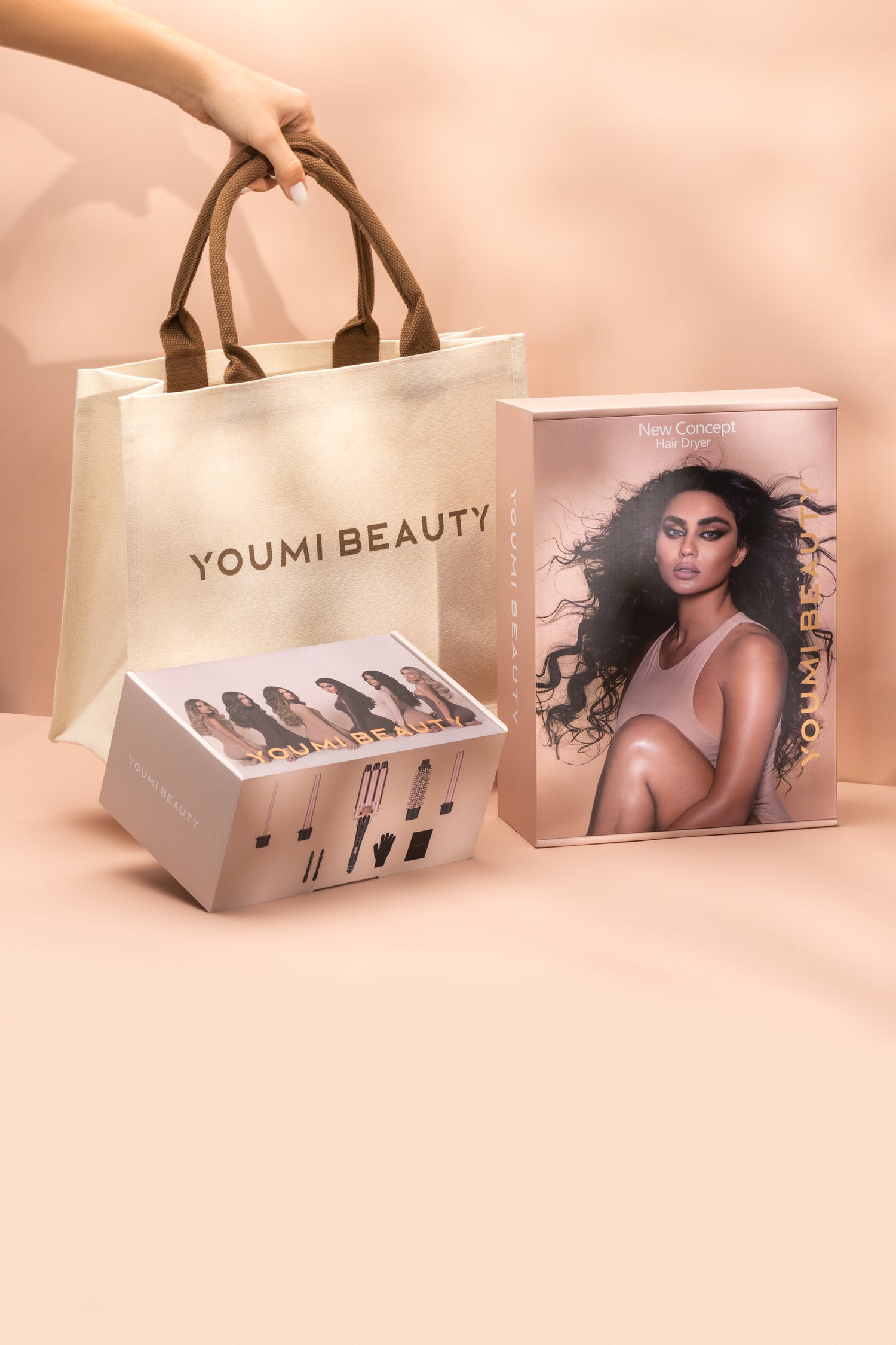 Youmi Beauty Hair Dryer 1300W, UAE Qatar KSA Kuwait Oman Bahrain Dubai Abu Dhabi