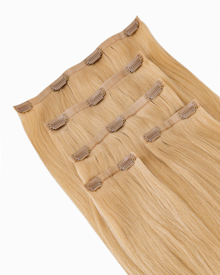 Natural Hair, Rose Champagne - Clip In Hair Extension, UAE Qatar KSA Kuwait Oman Bahrain Dubai Abu Dhabi