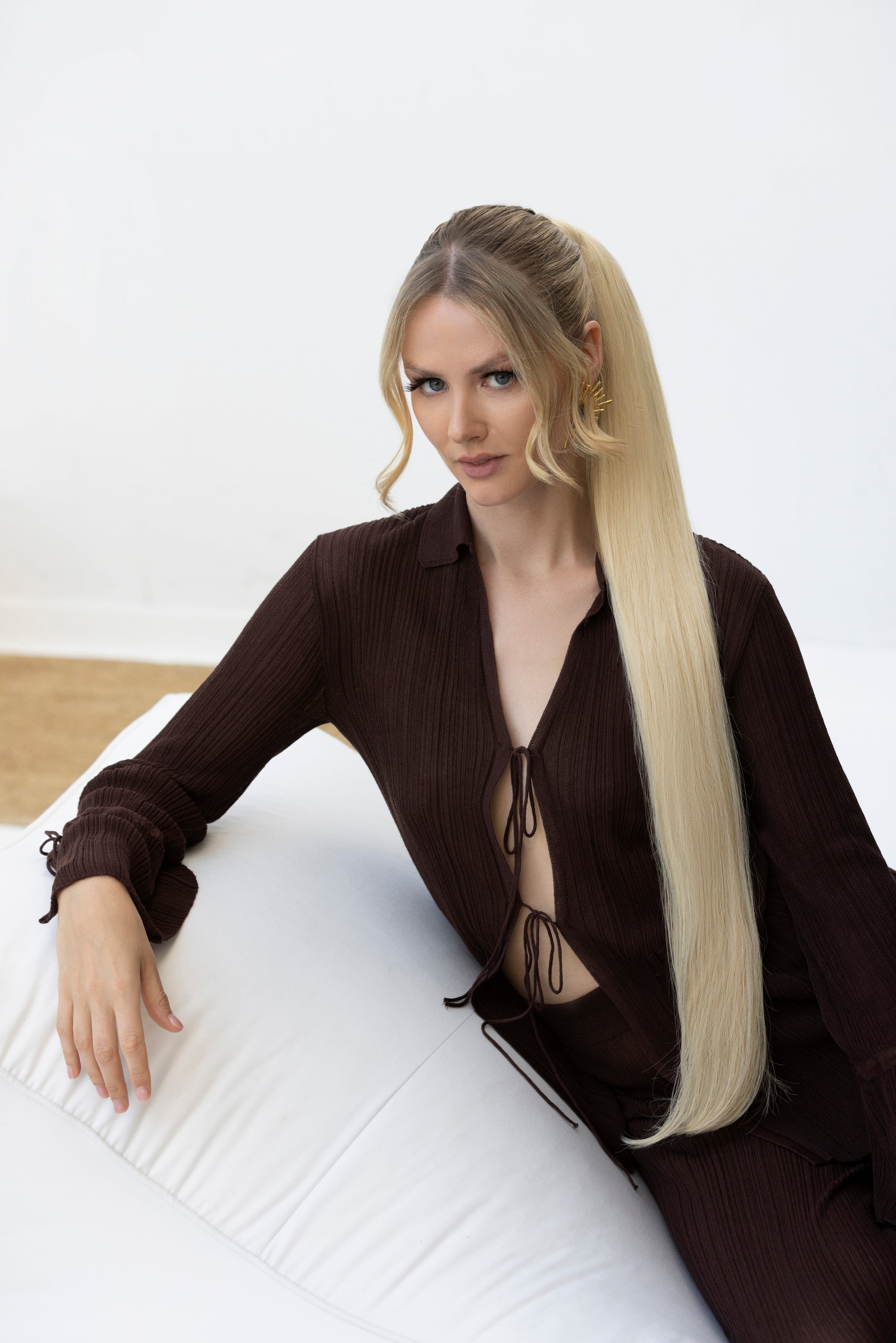 Ash Blonde - Ponytail Hair Extension