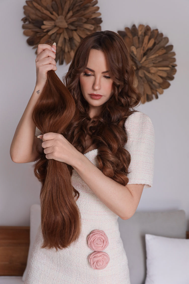 Walnut Honey - Clip In Hair Extension - Youmi Beauty