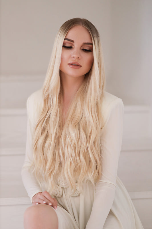 Sunflower Blonde - Clip In Hair Extension - Youmi Beauty