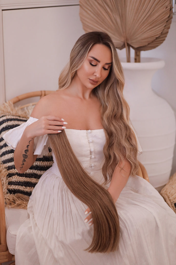 La Salty Caramel - Clip In Hair Extension - Youmi Beauty