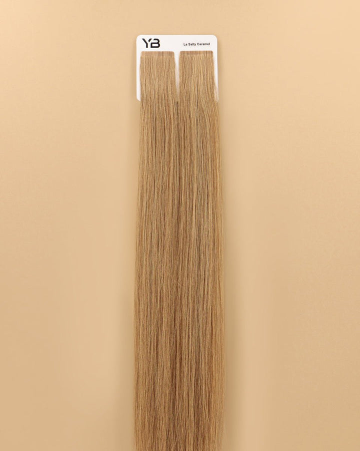 Natural Hair, La Salty Caramel - Tape In Hair Extension, UAE Qatar KSA Kuwait Oman Bahrain Dubai Abu Dhabi