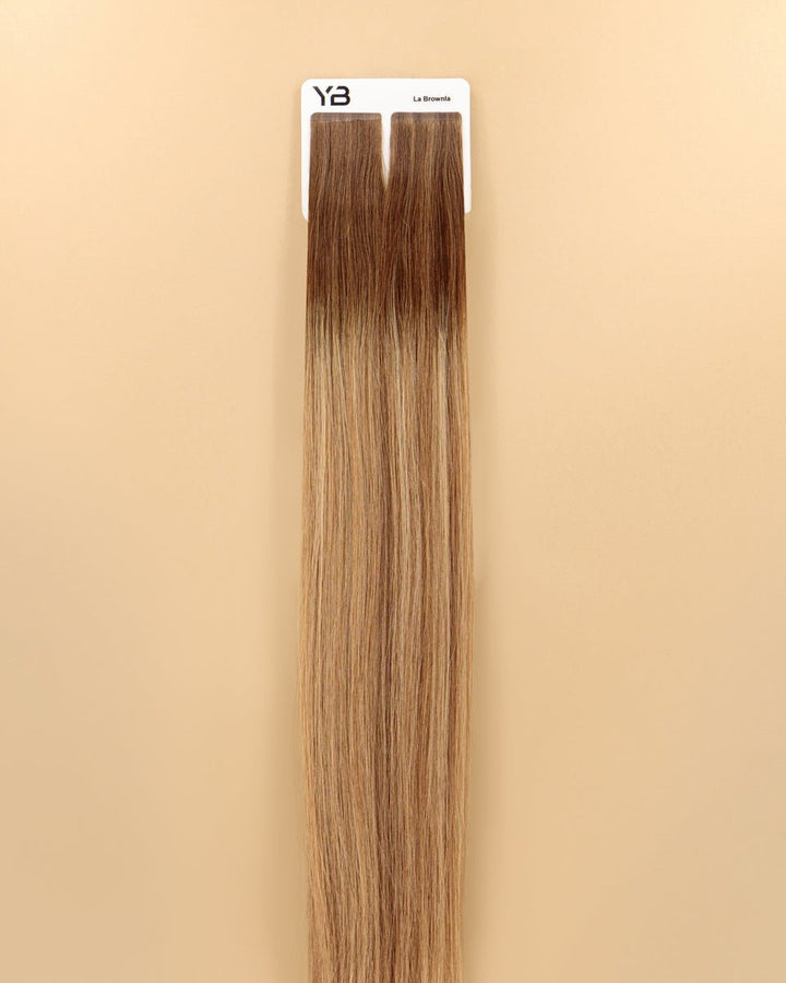 Natural Hair, La Brownla - Tape In Hair Extension, UAE Qatar KSA Kuwait Oman Bahrain Dubai Abu Dhabi