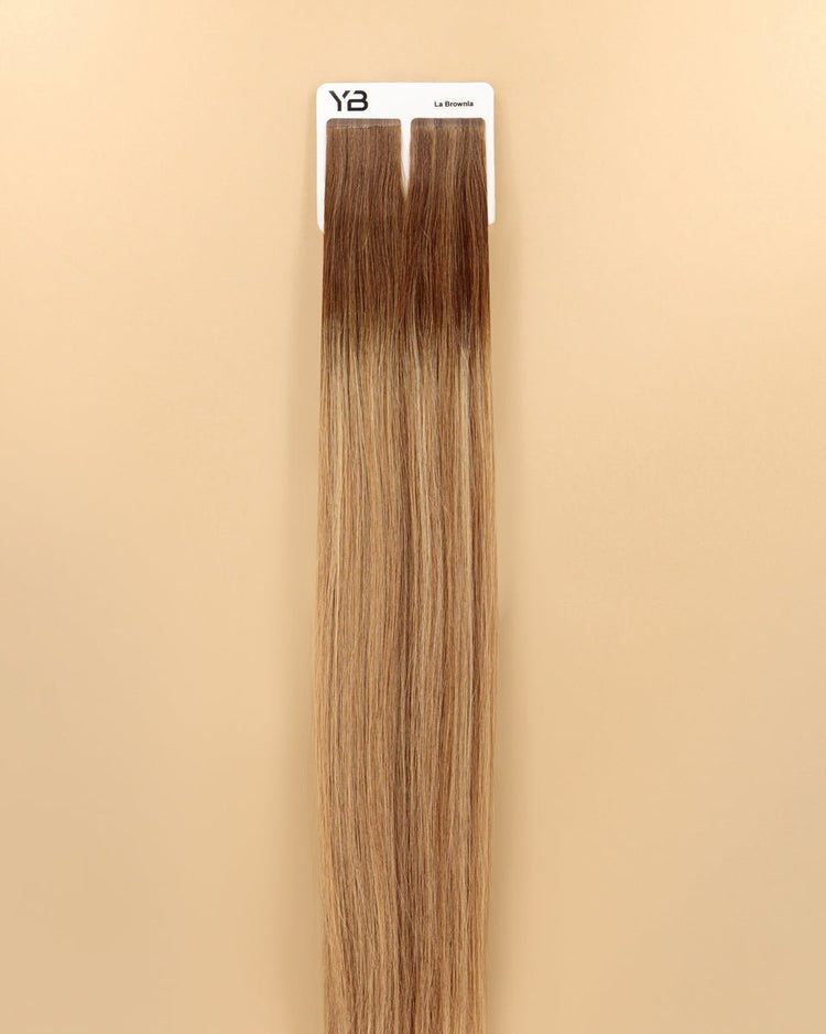 Natural Hair, La Brownla - Tape In Hair Extension, UAE Qatar KSA Kuwait Oman Bahrain Dubai Abu Dhabi