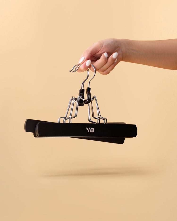 Clip in Tape in hair extension storage bag with hanger