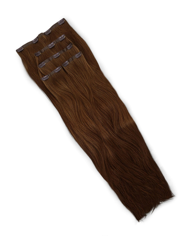 Natural Hair Extensions, Havana Brown - Clip In Hair Extension, UAE Qatar KSA Kuwait Oman Bahrain Dubai Abu Dhabi